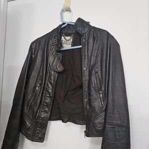 BB Dakota Black Leather Jacket